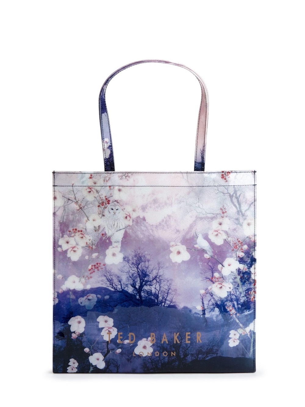 Ted Baker Lavender Floral Scenic Tote